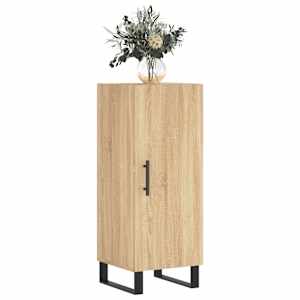 vidaXL Buffet Ch&ecirc;ne sonoma 34,5x34x90 cm Bois d'ing&eacute;nierie