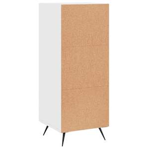 Příborník bílý s vysokým leskem 34,5x34x90 cm kompozitní dřevo - obrázek 8