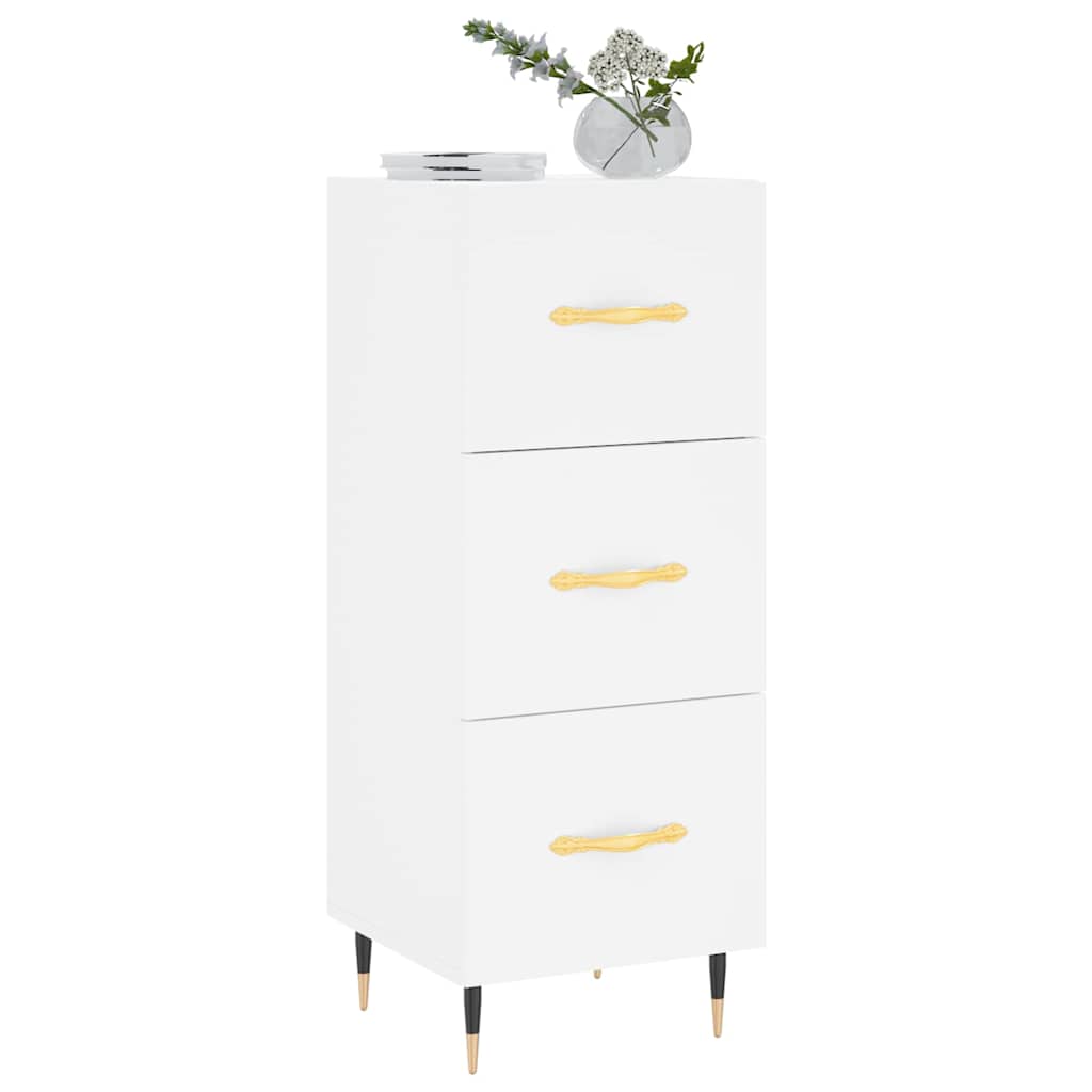 Thumbnail - vidaXL Sideboard Weiß 34,5x34x90 cm Holzwerkstoff