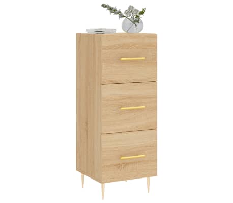 vidaXL Ντουλάπι Sonoma Δρυς 34,5x34x90 εκ. από Επεξεργασμένο Ξύλο