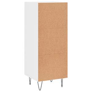 Příborník bílý s vysokým leskem 34,5x34x90 cm kompozitní dřevo - obrázek 8