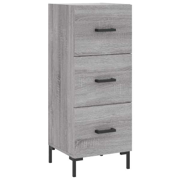 vidaXL puhvetkapp, hall Sonoma tamm, 34,5x34x90 cm, tehispuit