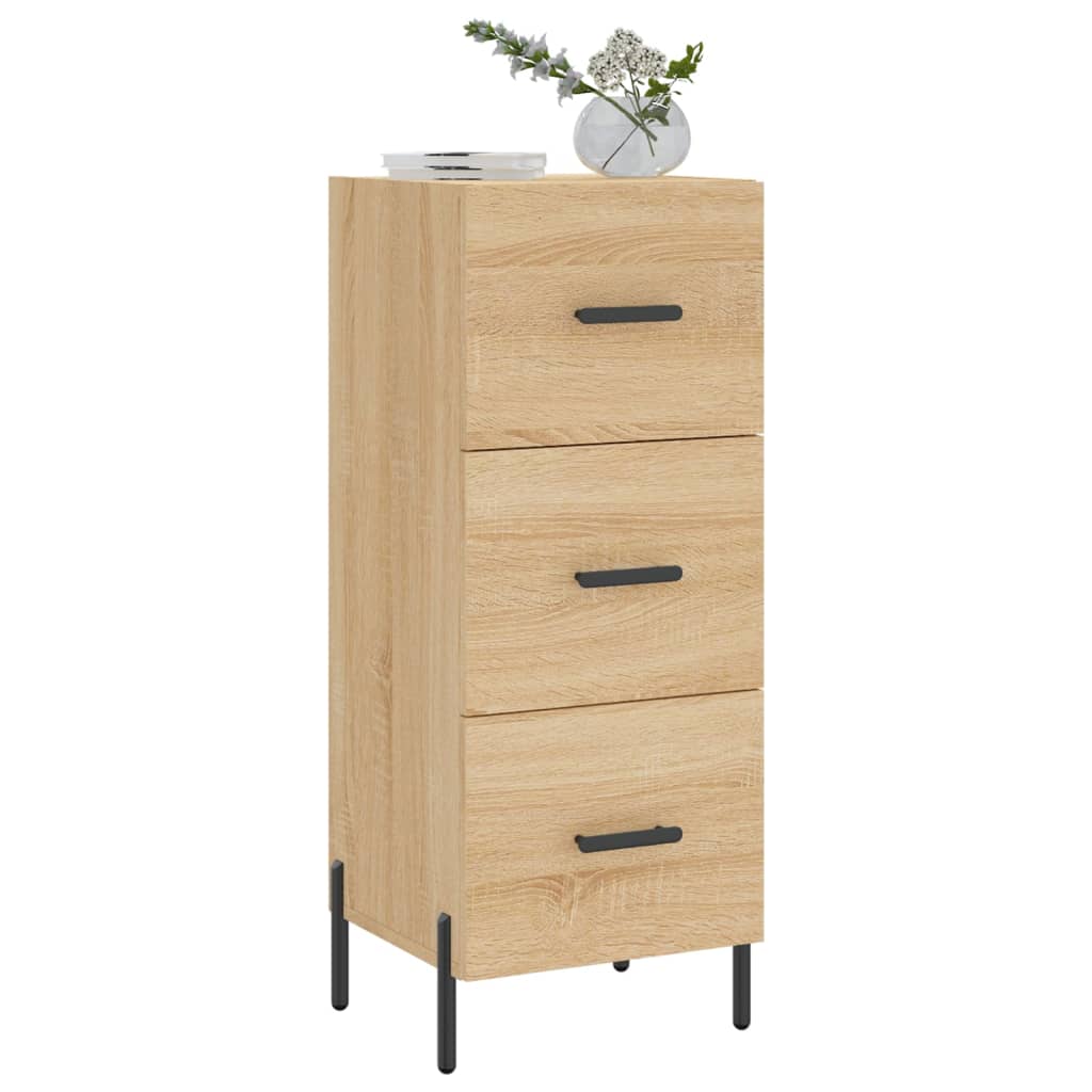Thumbnail - vidaXL Sideboard Sonoma-Eiche 34,5x34x90 cm Holzwerkstoff