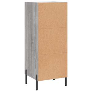 Příborník šedý sonoma 34,5 x 34 x 90 cm kompozitní dřevo - obrázek 8