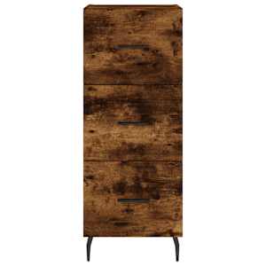 Příborník kouřový dub 34,5 x 34 x 90 cm kompozitní dřevo - obrázek 6