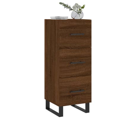 vidaXL Sideboard Brown Oak 34.5x34x90 cm Engineered Wood