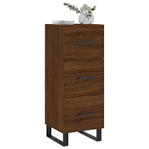 vidaXL Sideboard Brown Oak 34.5x34x90 cm Engineered Wood