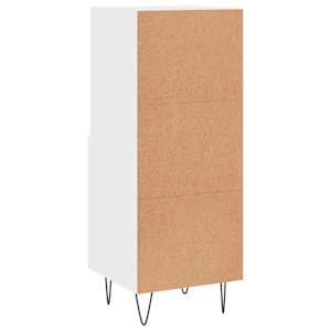 Příborník bílý s vysokým leskem 34,5x34x90 cm kompozitní dřevo - obrázek 8