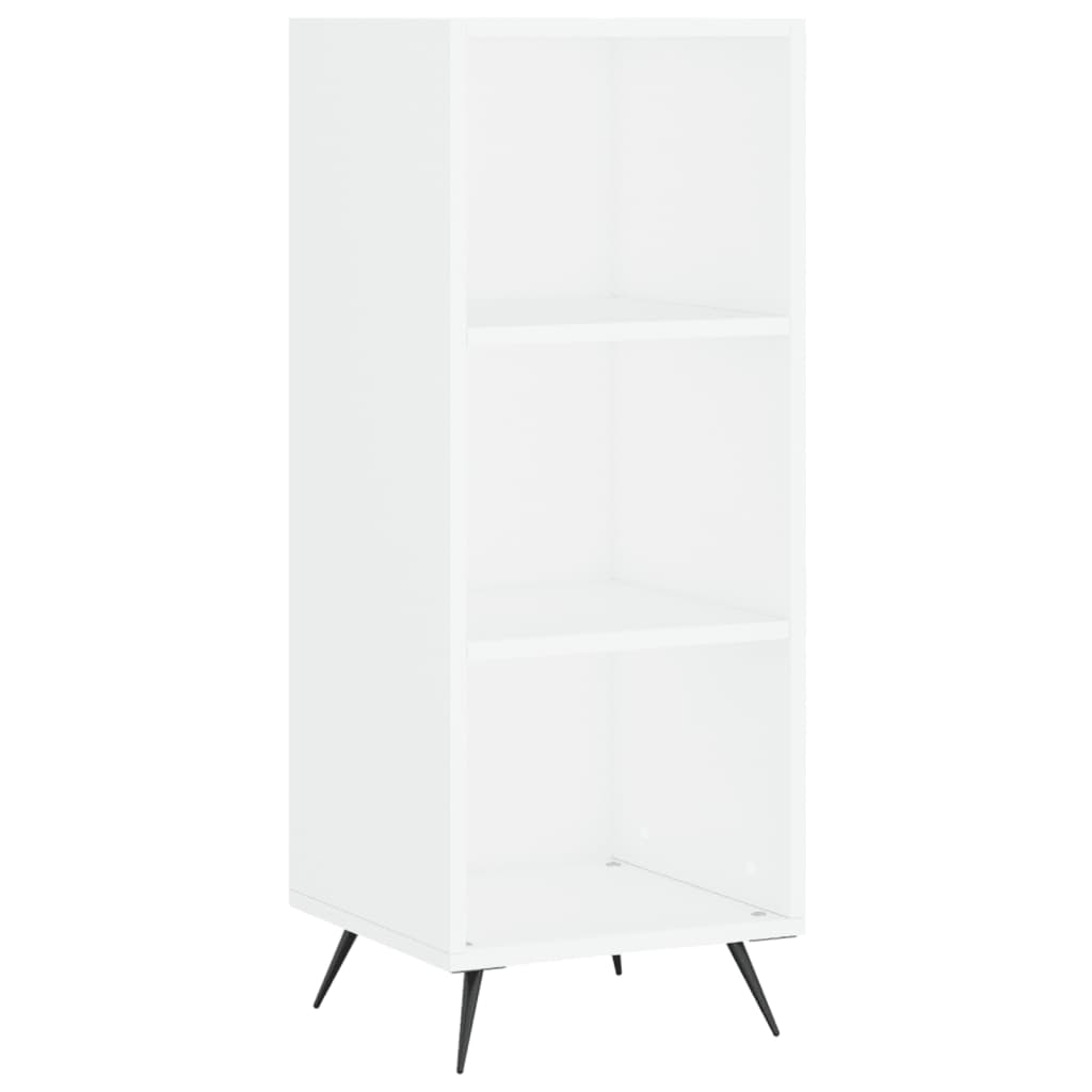 vidaXL Policová skříňka bílá 34,5 x 32,5 x 90 cm kompozitní dřevo