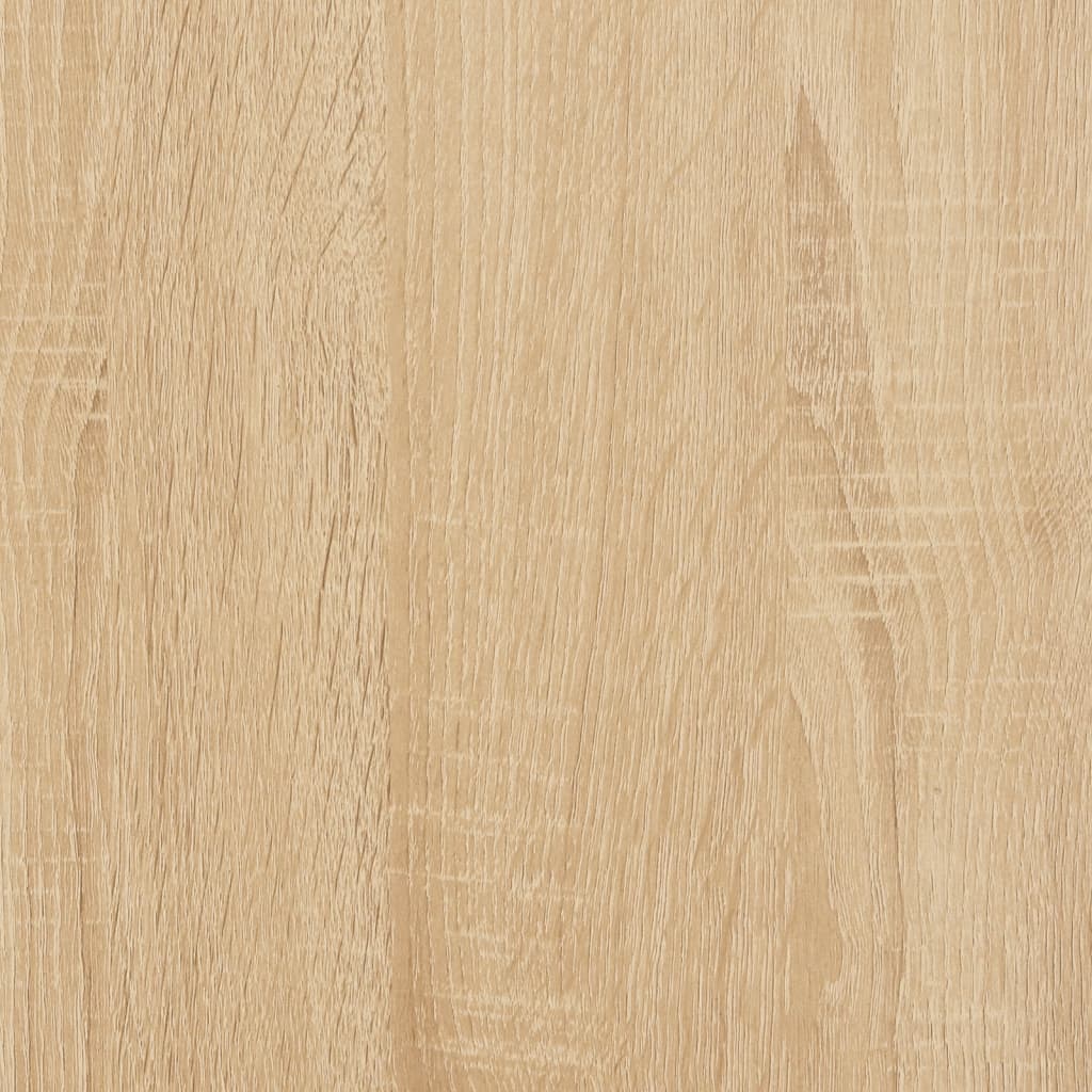 sonoma-tölgyszínű szerelt fa tálalószekrény 34,5 x 32,5 x 90 cm