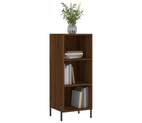 vidaXL Sideboard Brown Oak 34.5x32.5x90 cm Engineered Wood