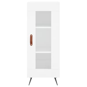 Příborník bílý s vysokým leskem 34,5x34x90 cm kompozitní dřevo - obrázek 5