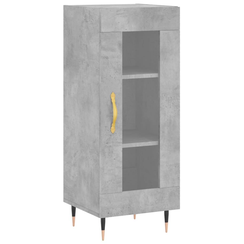 vidaXL Příborník betonově šedý 34,5 x 34 x 90 cm kompozitní dřevo