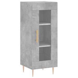 Příborník betonově šedý 34,5 x 34 x 90 cm kompozitní dřevo - obrázek 2