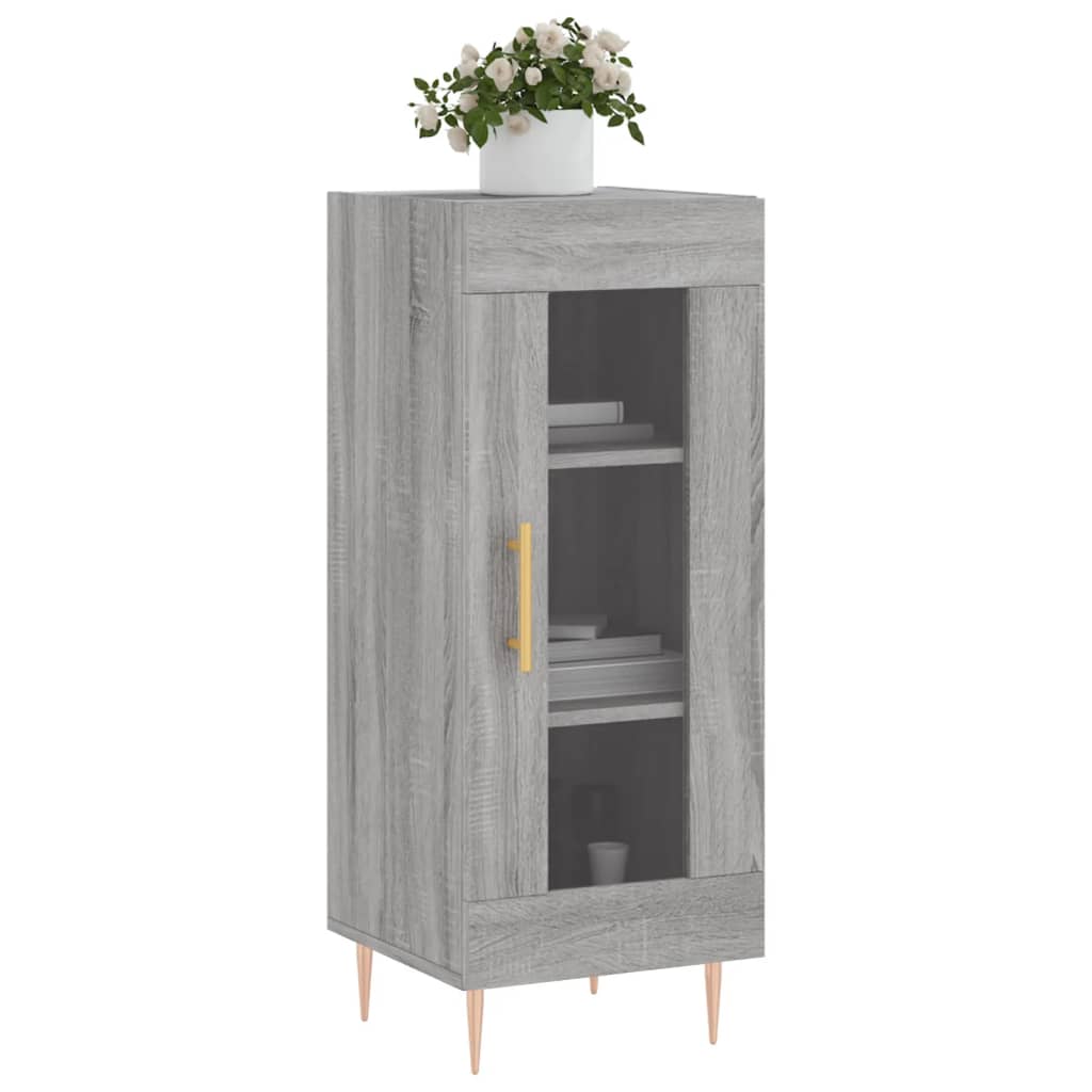 Thumbnail - vidaXL Sideboard Grau Sonoma 34,5x34x90 cm Holzwerkstoff