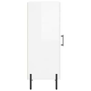 Příborník bílý s vysokým leskem 34,5x34x90 cm kompozitní dřevo - obrázek 7