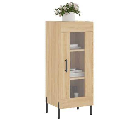 vidaXL Senkki Sonoma-tammi 34,5x34x90 cm tekninen puu