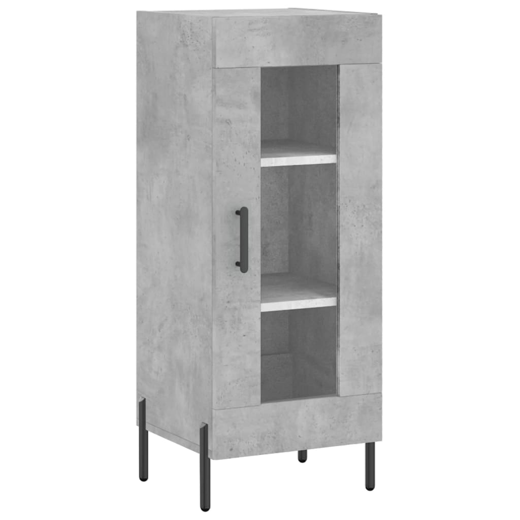 vidaXL Příborník betonově šedý 34,5 x 34 x 90 cm kompozitní dřevo