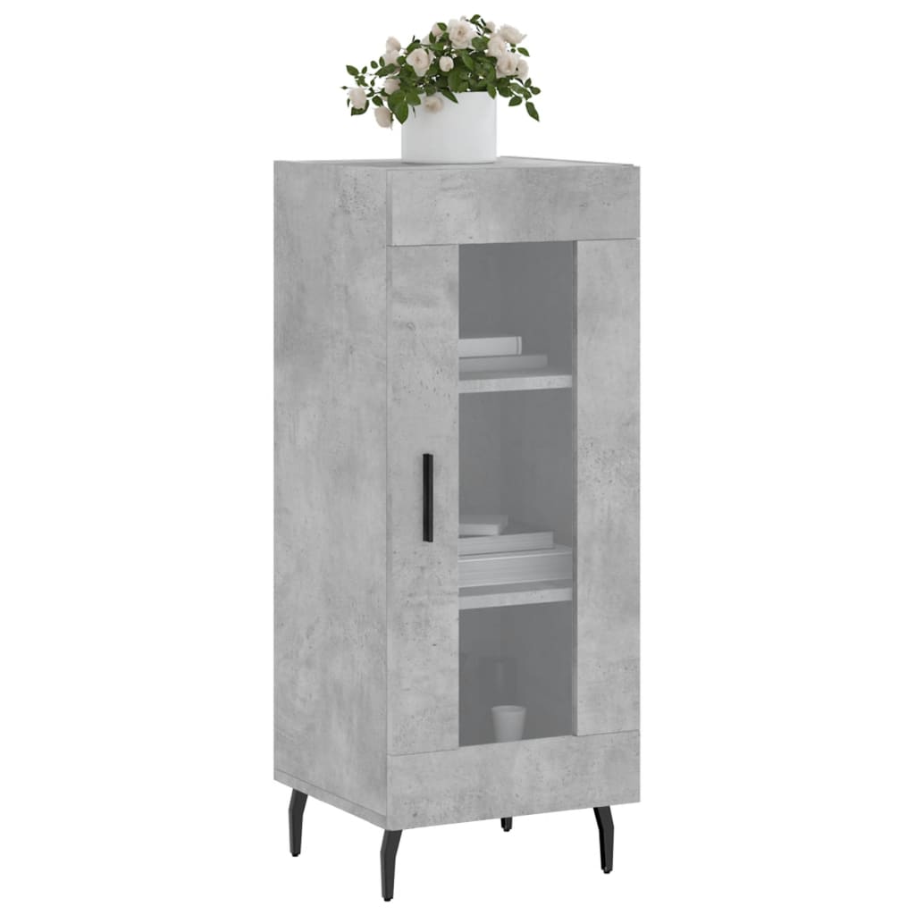 Thumbnail - vidaXL Sideboard Betongrau 34,5x34x90 cm Holzwerkstoff