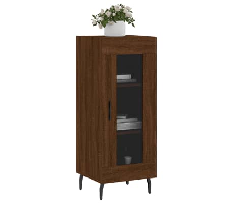 vidaXL kumode, ozolkoka krāsa, 34,5x34x90 cm, inženierijas koks