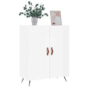 Příborník bílý s vysokým leskem 69,5x34x90 cm kompozitní dřevo - obrázek 3