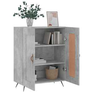 Příborník betonově šedý 69,5 x 34 x 90 cm kompozitní dřevo - obrázek 4