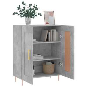 Příborník betonově šedý 69,5 x 34 x 90 cm kompozitní dřevo - obrázek 4