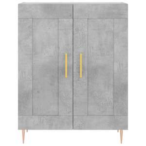 Příborník betonově šedý 69,5 x 34 x 90 cm kompozitní dřevo - obrázek 5
