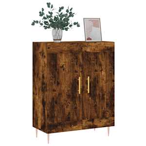 Příborník kouřový dub 69,5 x 34 x 90 cm kompozitní dřevo - obrázek 3