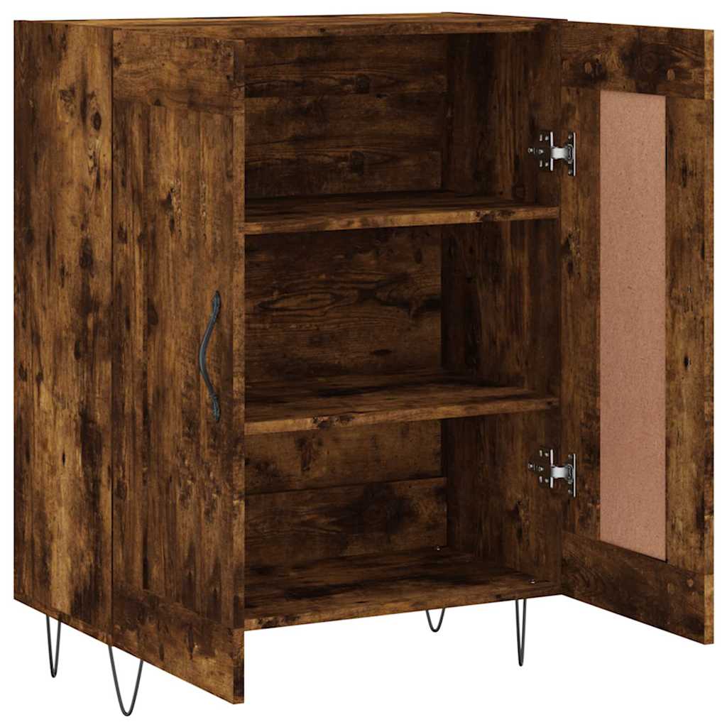 Příborník kouřový dub 69,5 x 34 x 90 cm kompozitní dřevo - obrázek 5