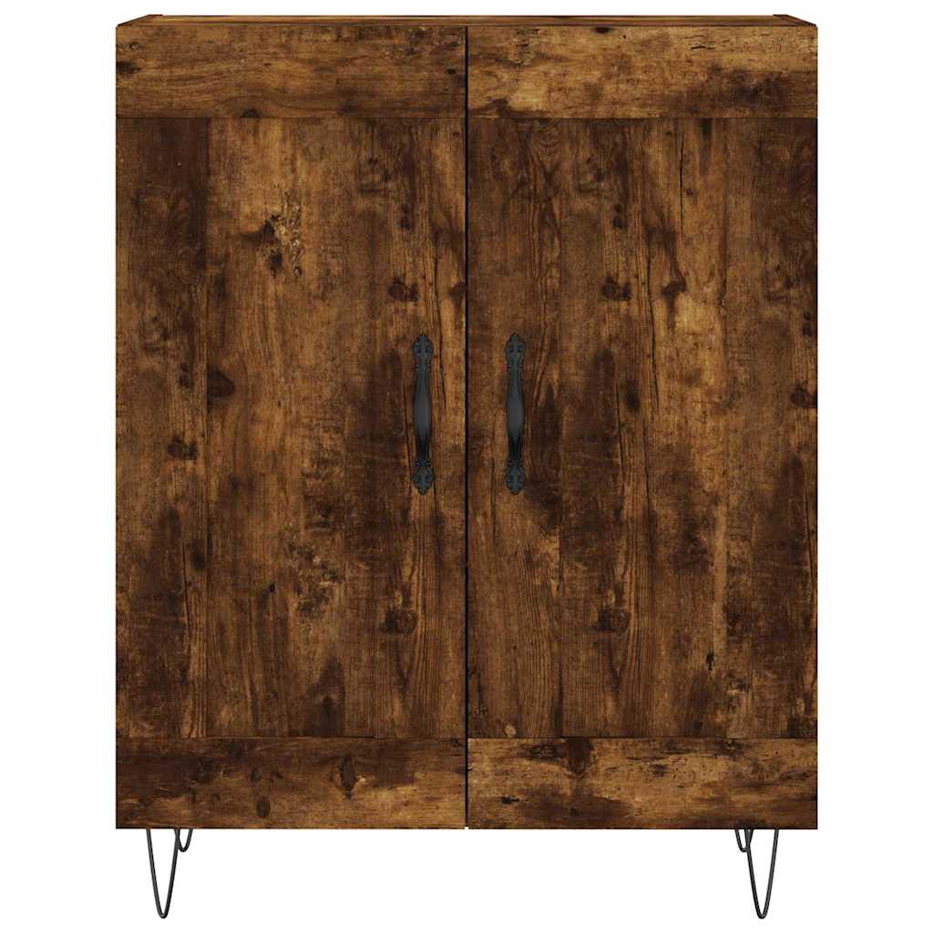 Příborník kouřový dub 69,5 x 34 x 90 cm kompozitní dřevo - obrázek 6