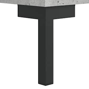 Příborník betonově šedý 69,5 x 34 x 90 cm kompozitní dřevo - obrázek 10