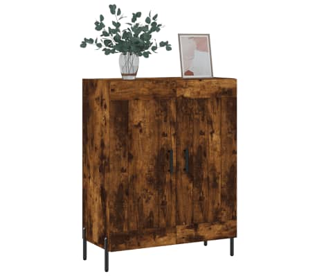 vidaXL Szafka, przydymiony dąb, 69,5x34x90 cm, materiał drewnopochodny