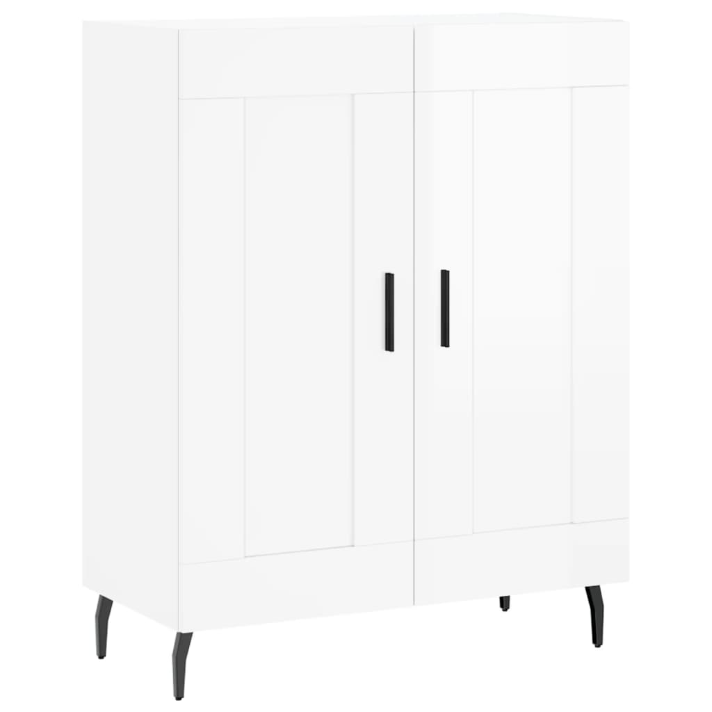 Thumbnail - vidaXL Sideboard Hochglanz-Weiß 69,5x34x90 cm Holzwerkstoff
