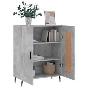 Příborník betonově šedý 69,5 x 34 x 90 cm kompozitní dřevo - obrázek 4
