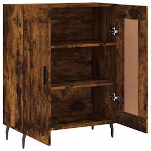 Příborník kouřový dub 69,5 x 34 x 90 cm kompozitní dřevo - obrázek 6