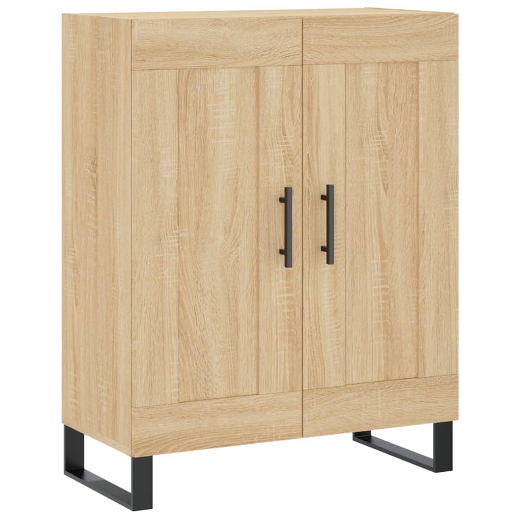 VidaXL Dressoir 69, 5x34x90 Cm Bewerkt Hout Sonoma Eikenkleurig