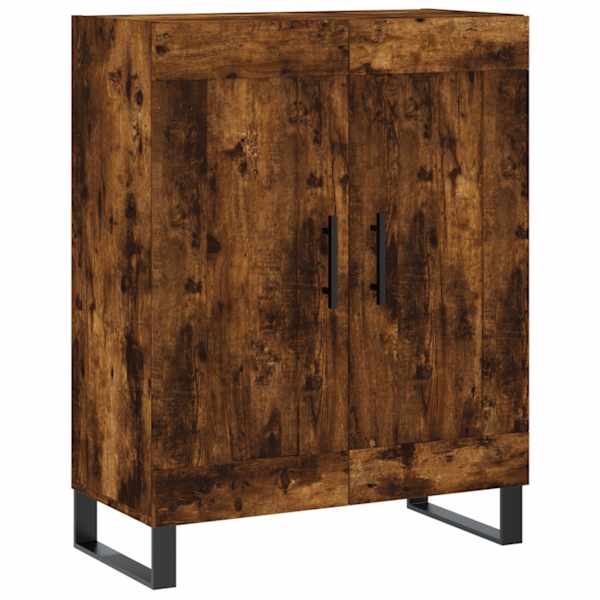 vidaXL puhvetkapp, suitsutatud tamm, 69,5 x 34 x 90 cm, tehispuit