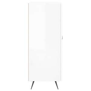 Příborník bílý s vysokým leskem 69,5x34x90 cm kompozitní dřevo - obrázek 7