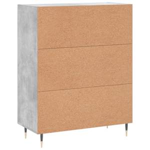 Příborník betonově šedý 69,5 x 34 x 90 cm kompozitní dřevo - obrázek 8