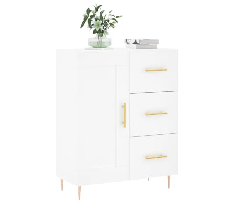 vidaXL Buffet blanc 69,5x34x90 cm bois d'ing&eacute;nierie