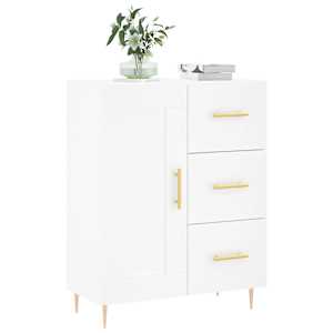 vidaXL Buffet blanc 69,5x34x90 cm bois d'ing&eacute;nierie