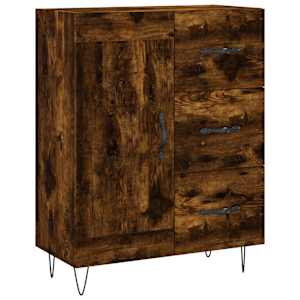 Příborník kouřový dub 69,5 x 34 x 90 cm kompozitní dřevo - obrázek 2