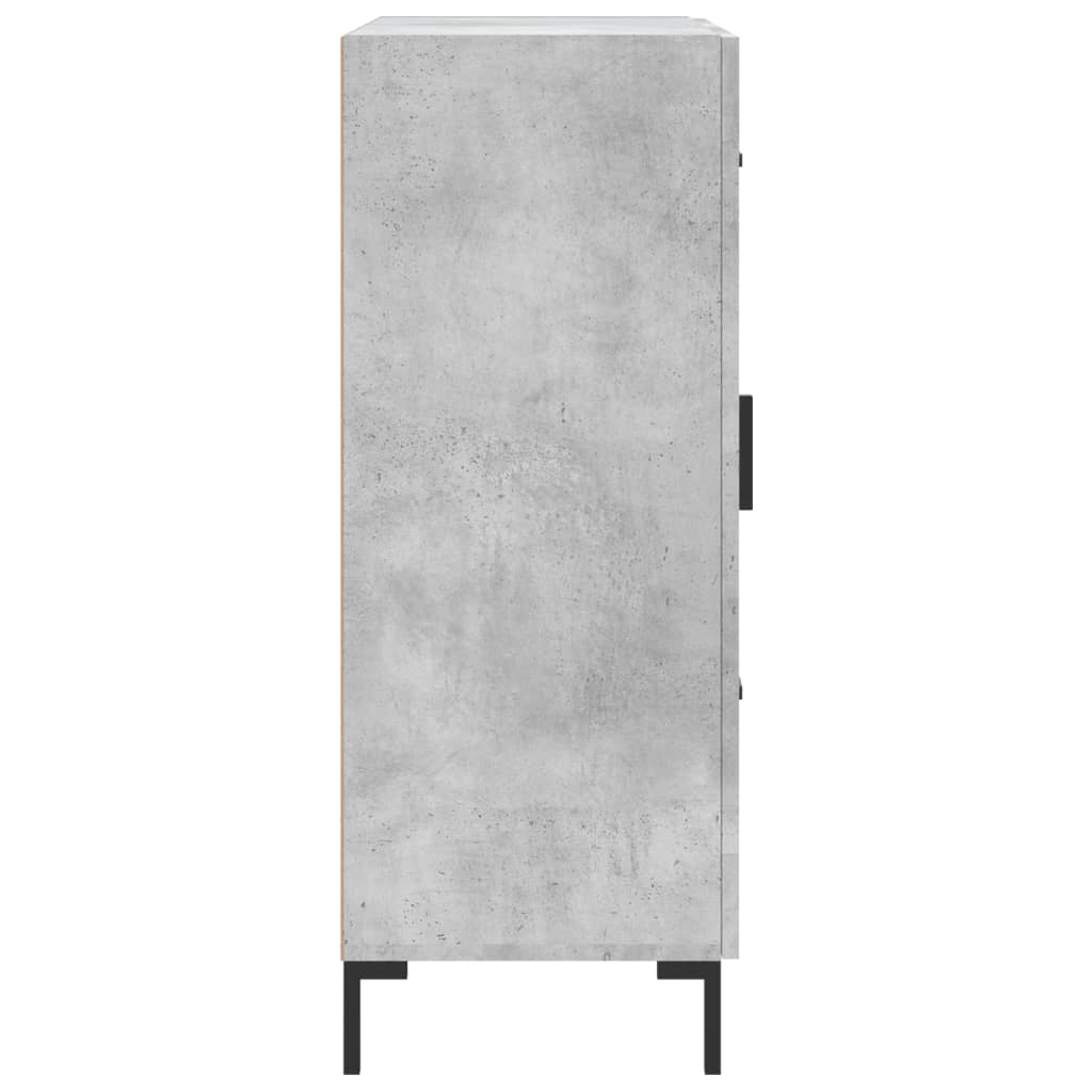 Příborník betonově šedý 69,5 x 34 x 90 cm kompozitní dřevo