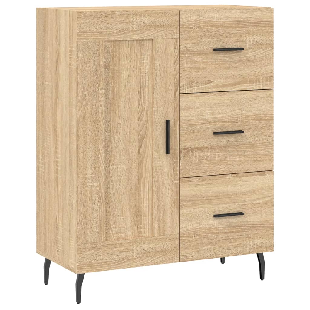 vidaXL Příborník dub sonoma 69,5 x 34 x 90 cm kompozitní dřevo