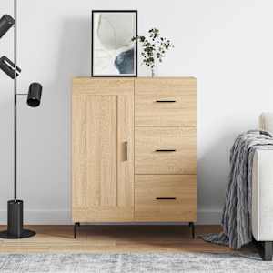 Komoda sonoma hrast 69,5x34x90 cm inženirski les