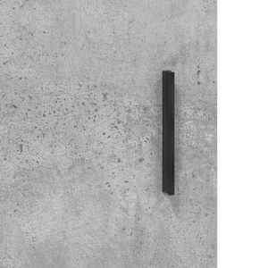 Příborník betonově šedý 69,5 x 34 x 90 cm kompozitní dřevo - obrázek 10