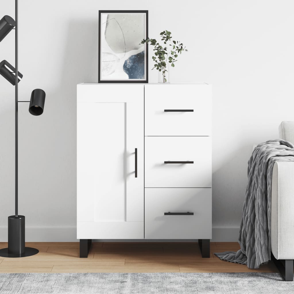 vidaXL Sideboard Weiß 69,5x34x90 cm Holzwerkstoff