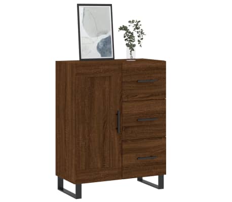 vidaXL Sideboard Braun Eichen-Optik 69,5x34x90 cm Holzwerkstoff