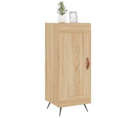 vidaXL Sideboard Sonoma Oak 34.5x34x90 cm Engineered Wood